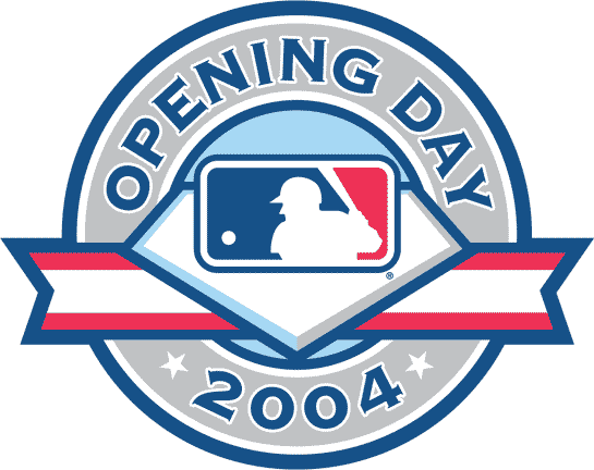 MLB Opening Day 2004 Primary Logo iron on heat transfer